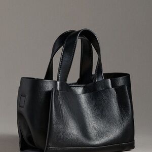 Black Ella Mini Pocket Tote Anthropologie BNWT